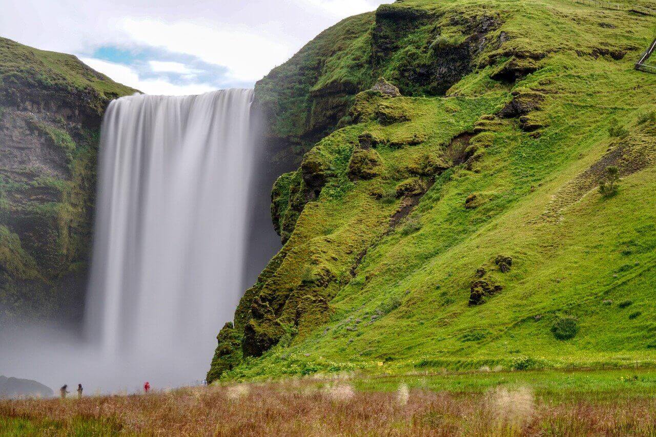 Islandia: La cascade de Skogafoss Islandia: La cascade de Skogafoss