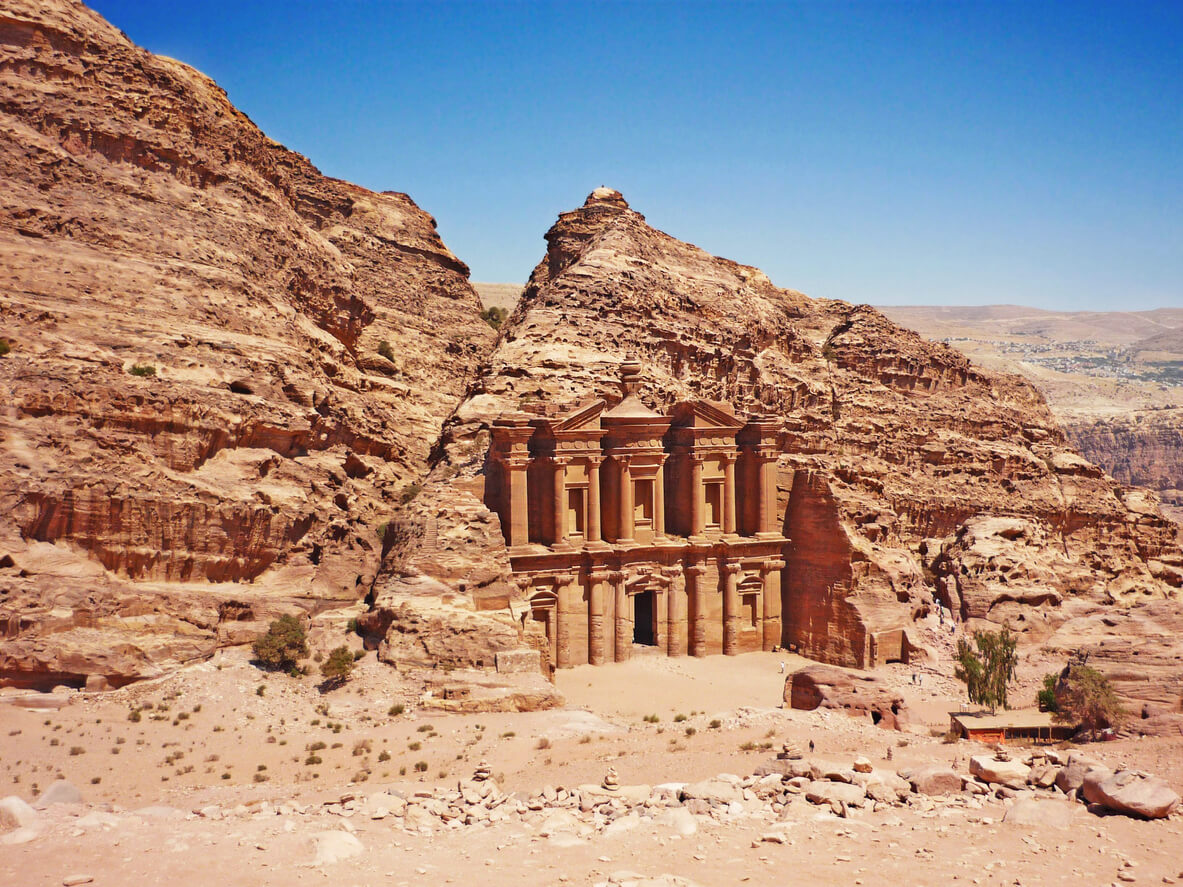 Jordania: Le site archéologique de Petra Jordania: Le site archéologique de Petra