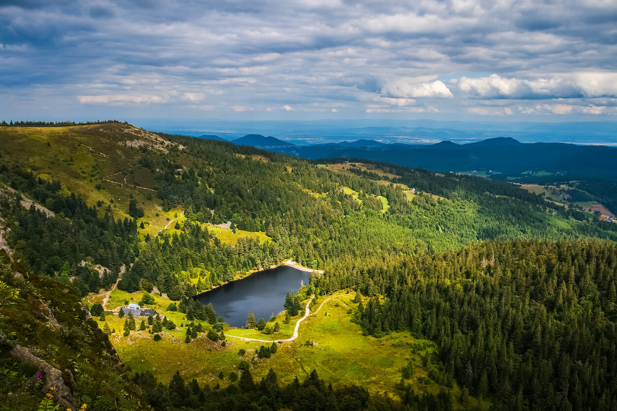 Los Vosgos: Lac du Forlet dans les Vosges